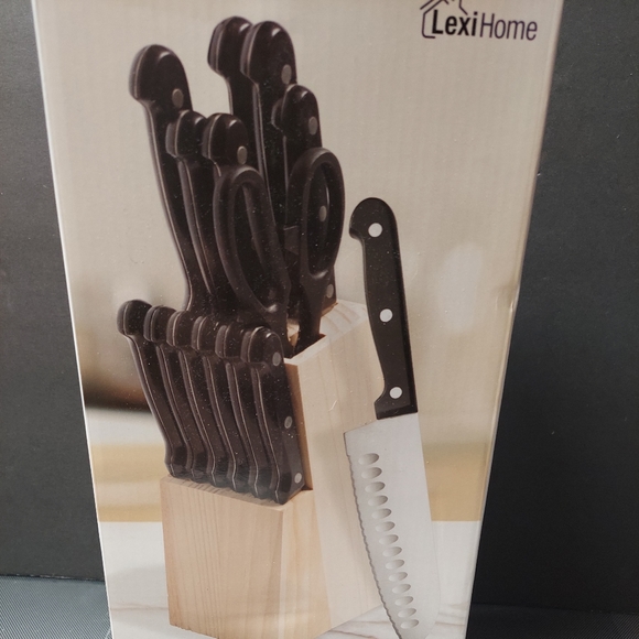 Lexihome 15pc cutlery with block nib - Picture 4 of 4